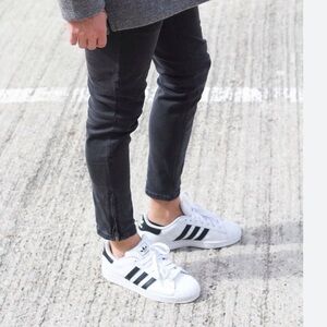 ADIDAS Grand Court White Black Sneaker Cloudfoam Comfort Women’s Size 9